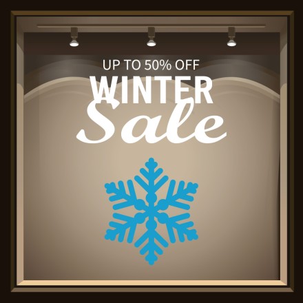 Winter Sale Snowflake